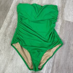 J.Crew Factory Strapless one-piece swimsuit Size XL #AO438